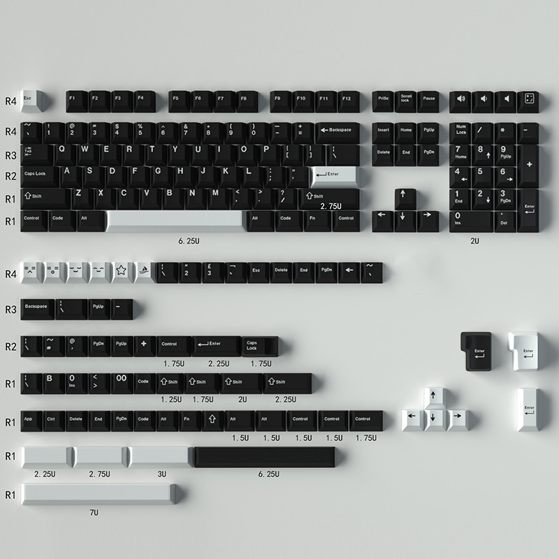 GMK Keycaps Cherry Profile Double PBT Keycap For Cherry Mx Switch Mechanical Keyboard Olivia Arctic
