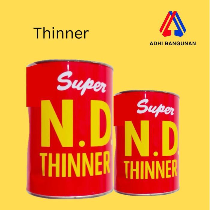 pengencer cat thinner tiner nd merah 1 liter