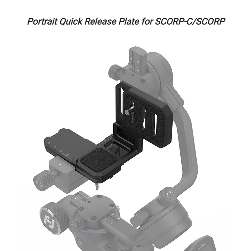 FeiyuTech Portrait Quick Release Plate Holder the Vertical Mounting