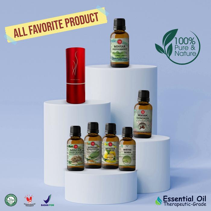 Nostrashp- Tsbali Vertigo Oil Minyak Vertigo Obat Vertigo, Sakit Kepala 20Ml