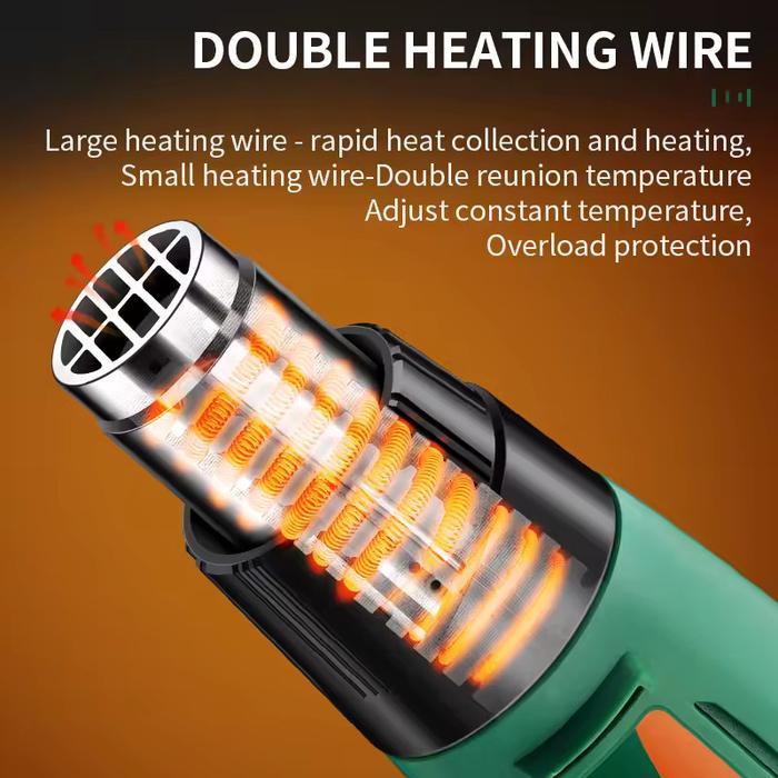 BIGSALE HOT AIR GUN BLOWER PEMANAS HEAT GUN MESIN BLOWER 2 MODE PEMANAS STIKER 220 V