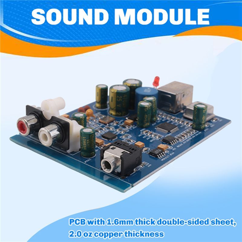 FRIENDLYMINI USB DECODER BOARD ES9028K2M+SA9023 FEVER AUDIO DAC SOUND CARD DECODING MODULE DIY FOR