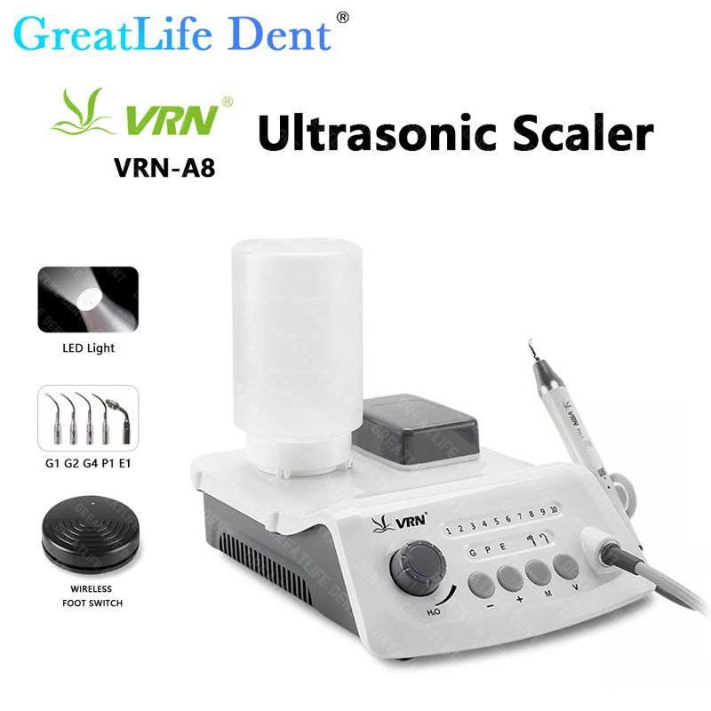 Wireless Dental Scaler 500ML Ultrasonic Scaler With LED Detachable Handpiece Dental Ultrasound