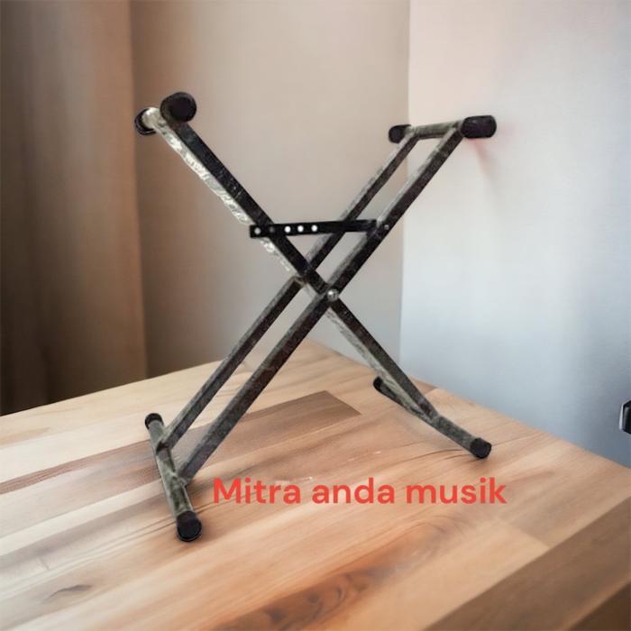 Diskon Stand Doble Keyboard Yamaha Casia Roland Original