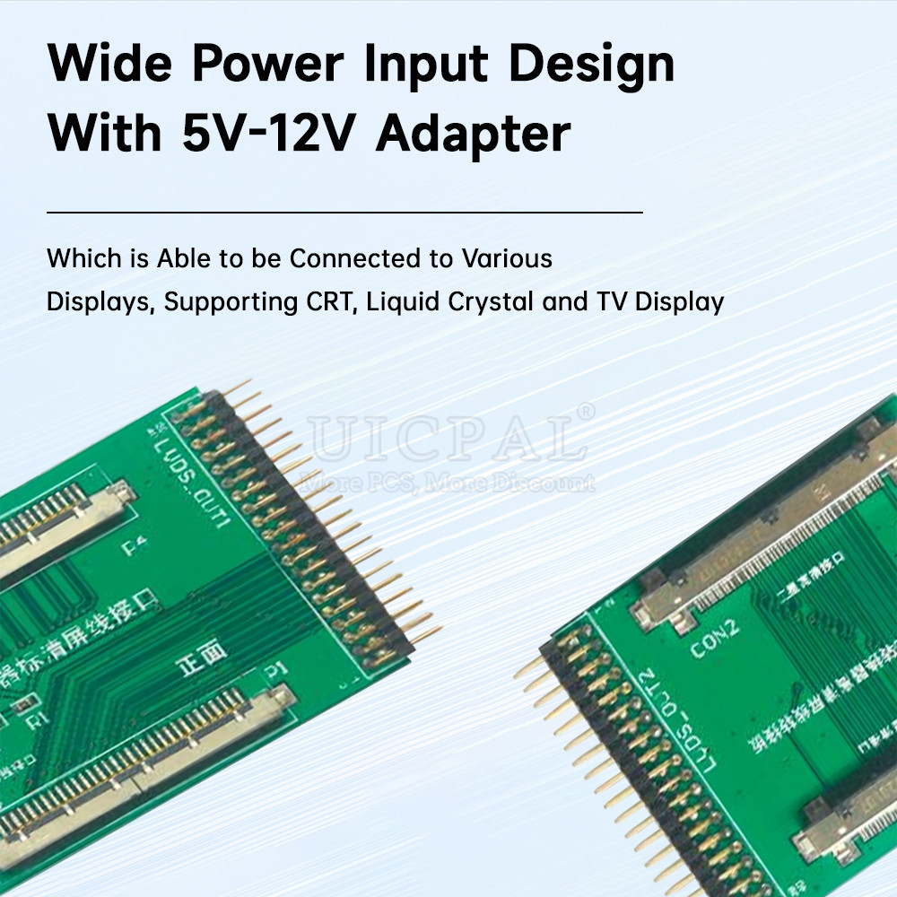 TV160 6TH MAINBOARD CONVERTER 4.3 INCH DISPLAY SCREEN TEST TOOLS ORIGINAL 6 GENERATION LVDS TO VGA