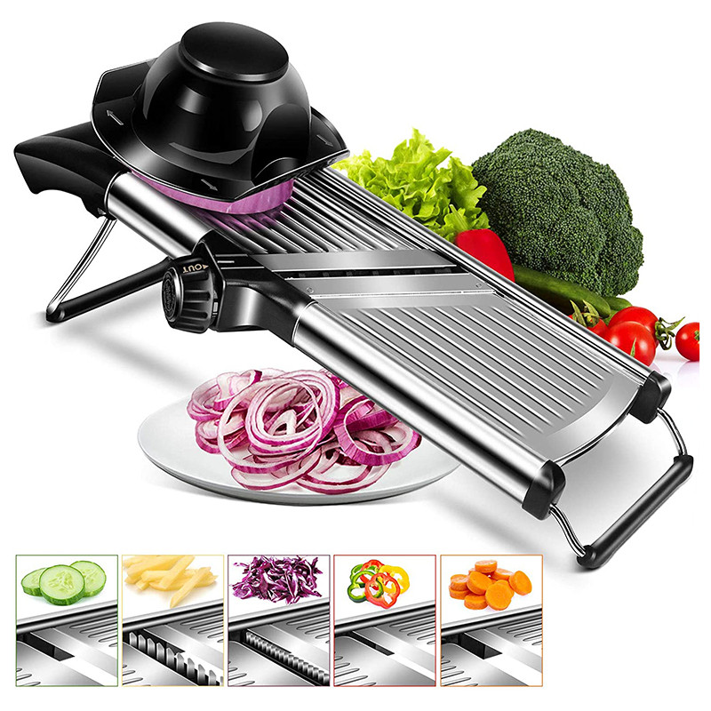 Professional Vegetable Slicer 304 Stainless Steel Adjustable Vegetable Slicer