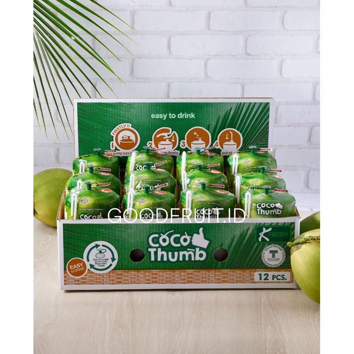 DISKON Coco Thumb - Kelapa Muda Thailand isi 12pcs