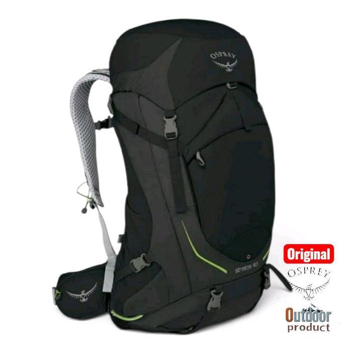 OSPREY STRATOS 50 BACKPACK - BLACK