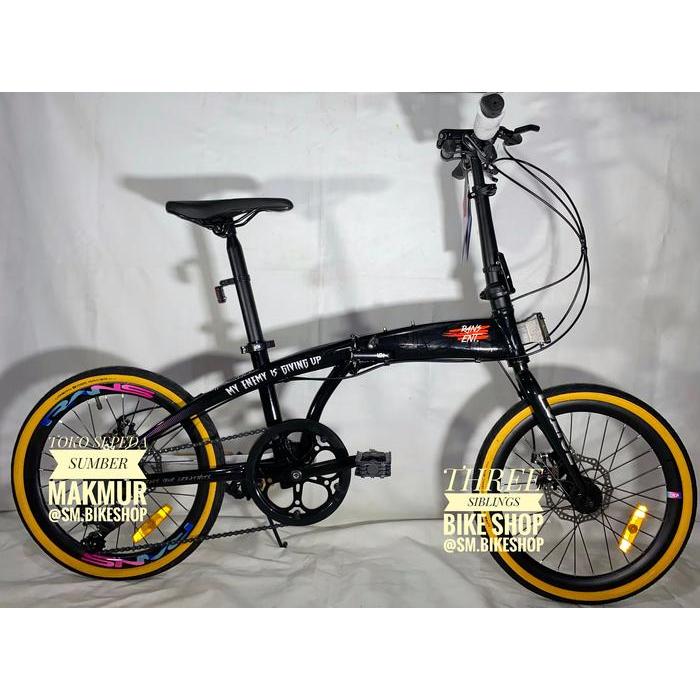 SEPEDA LIPAT ELEMENT POLICE MILAN RANS EDITION 20 INCH