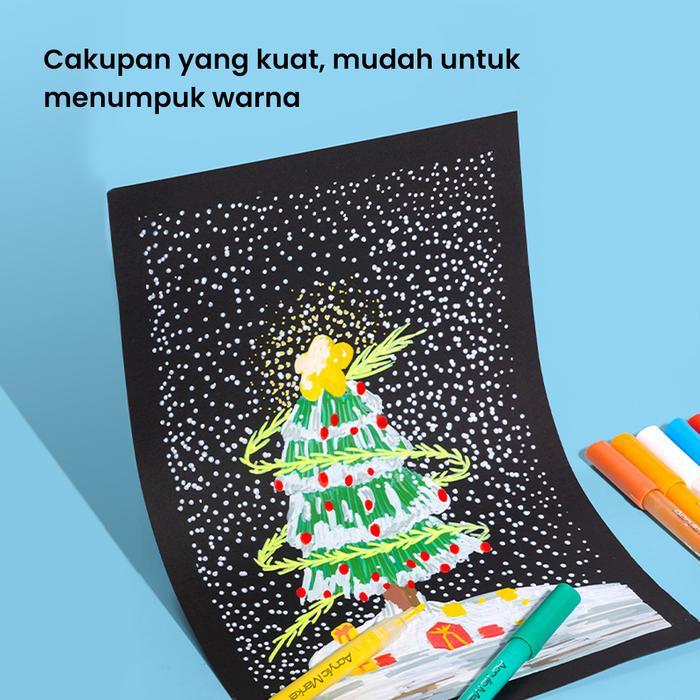 Deli Spidol Akrilik / Acrylic Marker 60 Colors HM311
