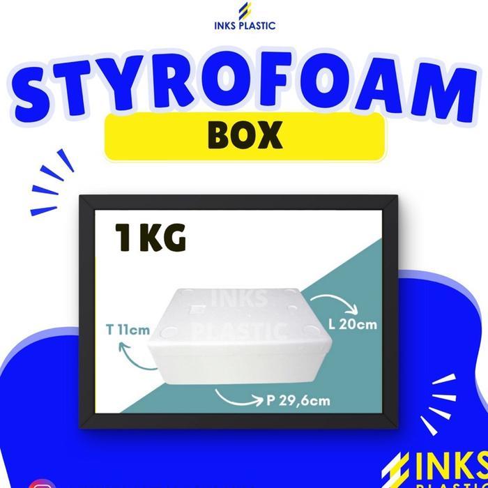 Premium Styrofoam Box 1 Kg Khusus Gosend Bandung Terlaris