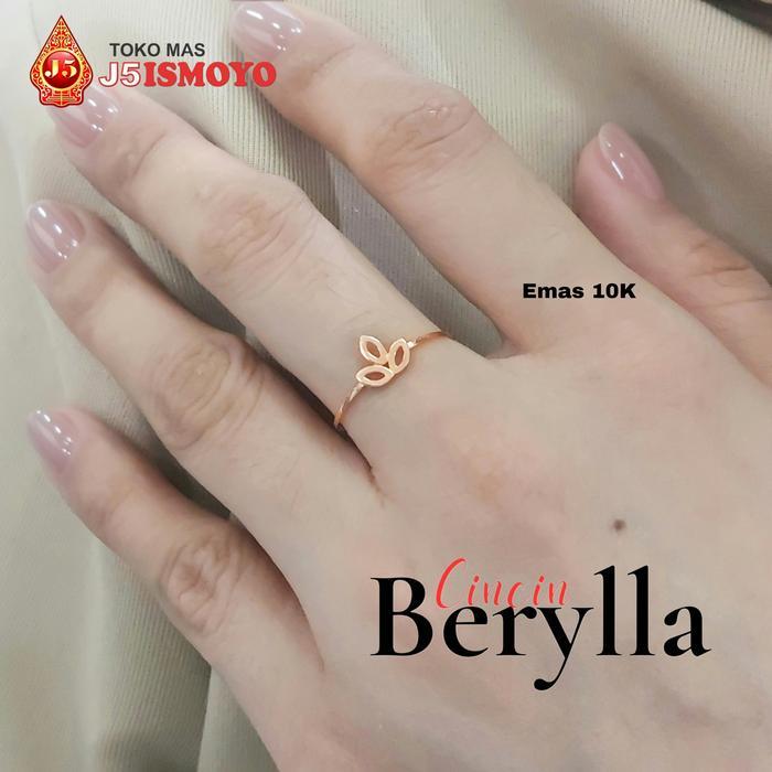 Cincin Emas Mas Model Berylla J5 Ismoyo