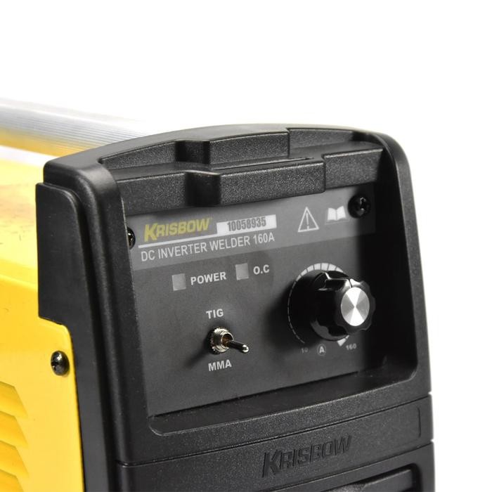 DC INVERTER STICK WELDING KRISBOW 160A 220V 1PH 10058935