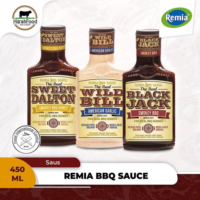 c8lg Remia Saus Smokey Bbq / Smokey Bbq Honey / American Garlic Bbq Sauce