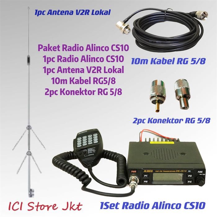 Paket Radio RIG Alinco DR CS 10 / Paket rig Alinco cs 10