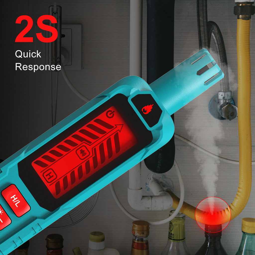 Kiprim Portable Gas Leak Detector Natural Gas Detector Combustible Gas Detector With Audible And