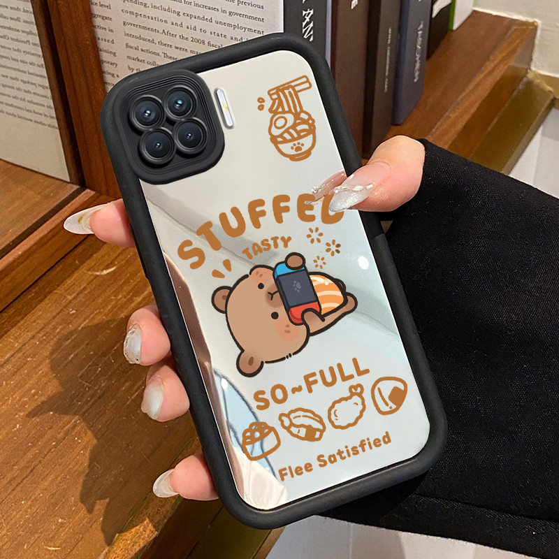 Casing Hp OPPO A93 F17 Pro OPPO Reno 4F Reno 4 Lite Case Casing Permainan kecanduan anjing HP pola K