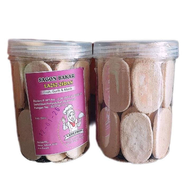 ADM Kue Sagon Bakar Kelapa Toples Khas Kuliner Tradisional Cemilan Food TERMURAHHB634