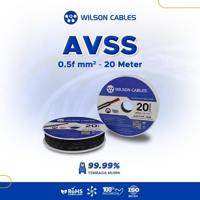 e1n8- Avss 0.5 F Mm2 20 Meter - Kabel Otomotif Wilson Cables