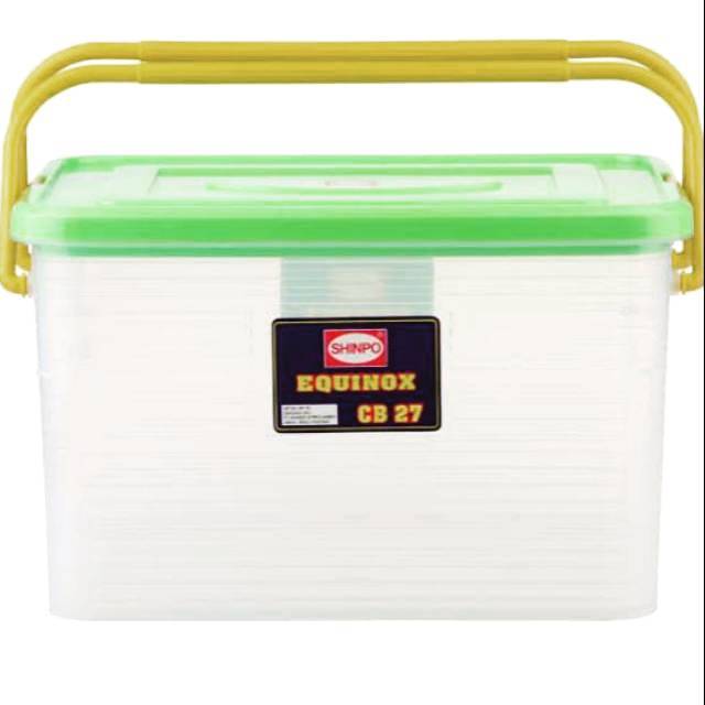 Storage Container Box Shinpo CB27 Kontainer Keranjang Gagang Makanan Kue Roti Sayur Buah Daging Snac