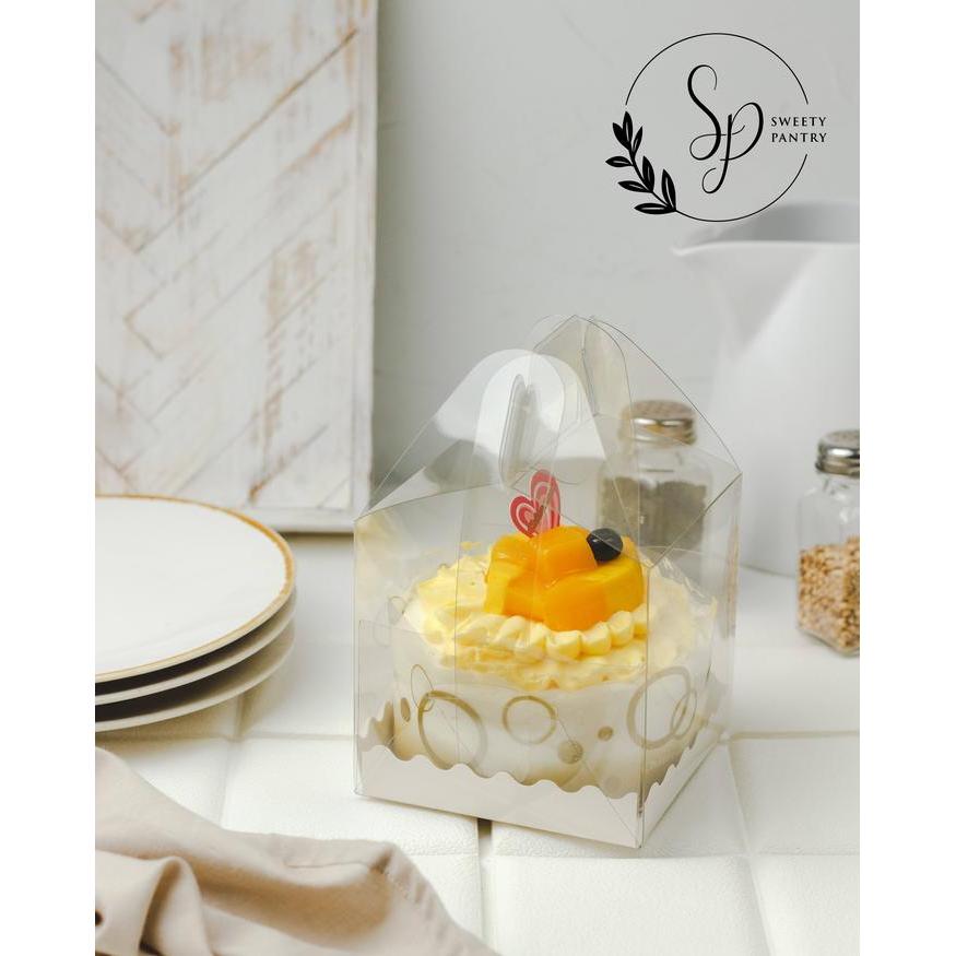 MIKA DELI 111111 - Dus mika box packaging mini cake Kotak kue