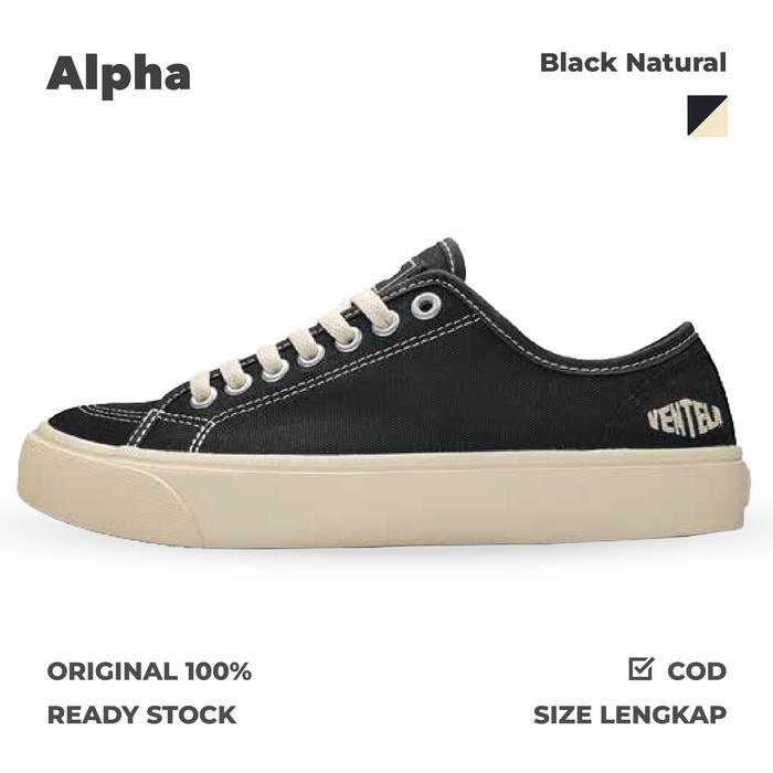 Ventela Alpha Low Black Natural