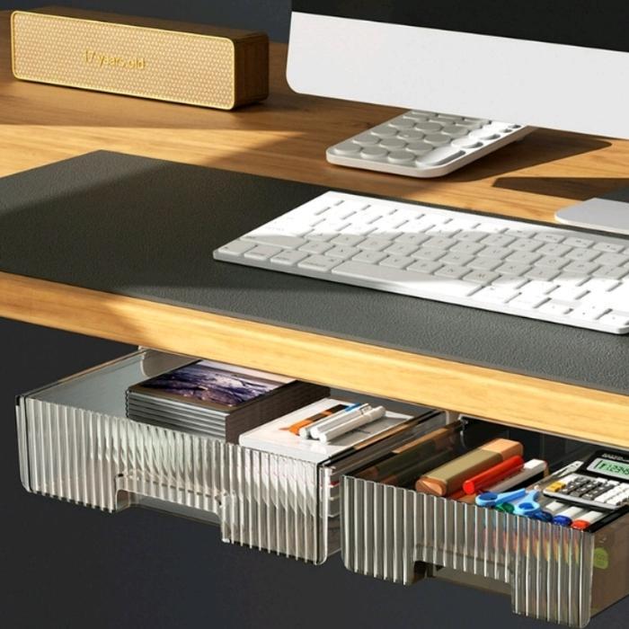 LACI BAWAH MEJA / LACI TEMPEL BAWAH MEJA TEMPAT PENYIMPANAN SERBAGUNA