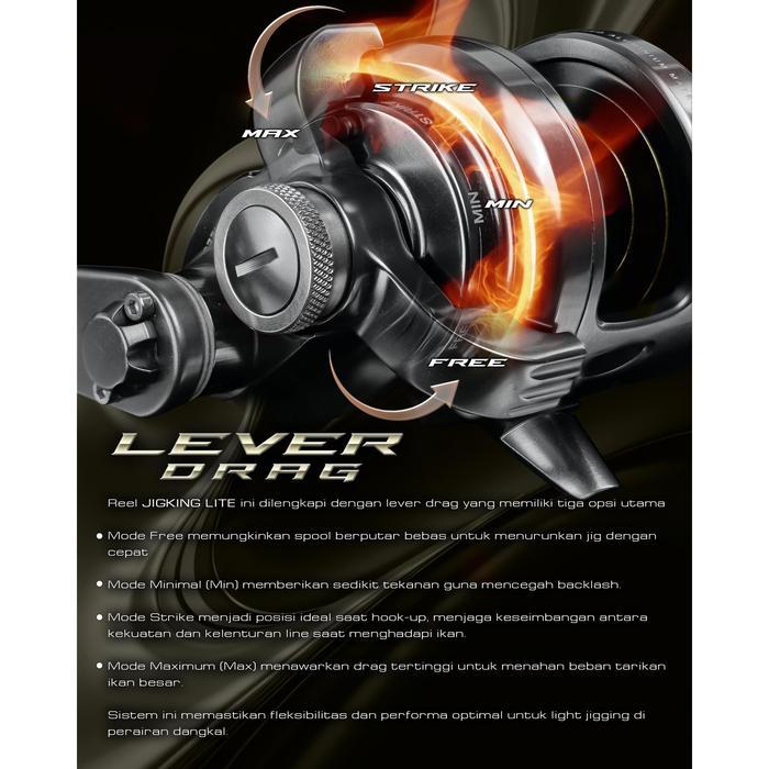 Daido - Reel Overhead Jigking Lite - Reel Pancing Best Quality