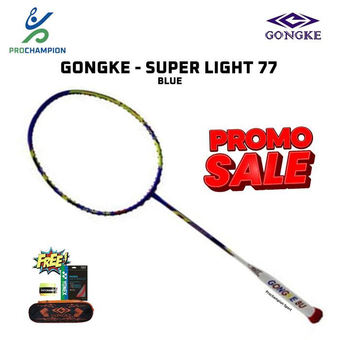 Promo Sale  Raket Badminton Gongke Superlight 55 / 66 / 77 / 88 / 99 Best Quality