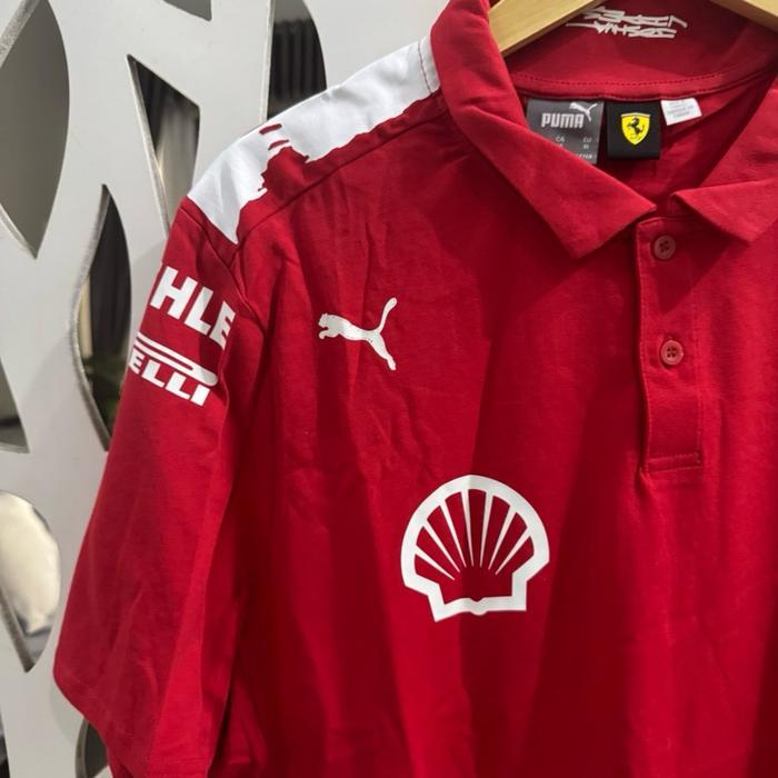 Baju Polo Scuderia Ferrari F1 PUMA x Joshua Vides Las Vegas GP 2024 Polo Shirt