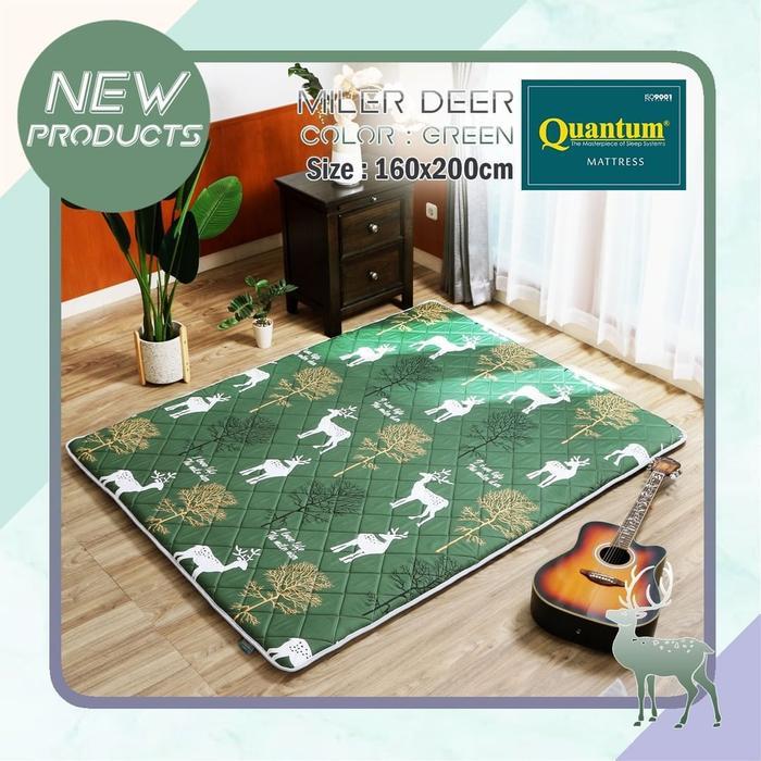 (Gojek) Quantum Kasur Lantai Kasur Lipat Gulung Flamingo 160 X 200 Cm