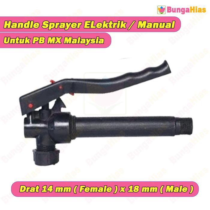 Handle Sprayer Mx Pb Elektrik Manual Kuningan Pencetan Gagang Keran Power Knapsack Semprotan Spray