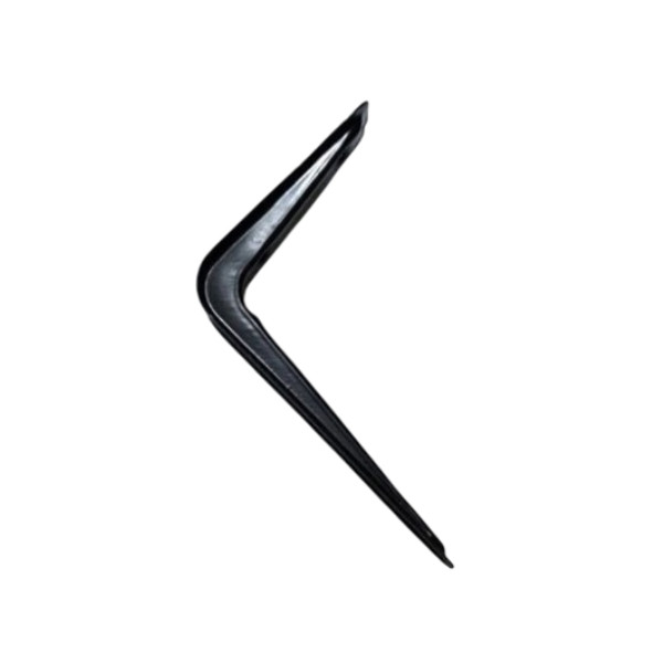LIE1301 - Siku Rak Dinding Besi Tebal HITAM SUPER Kuat 80 x 120 MM Per Pcs Siku Rak L Shelf Bracket 