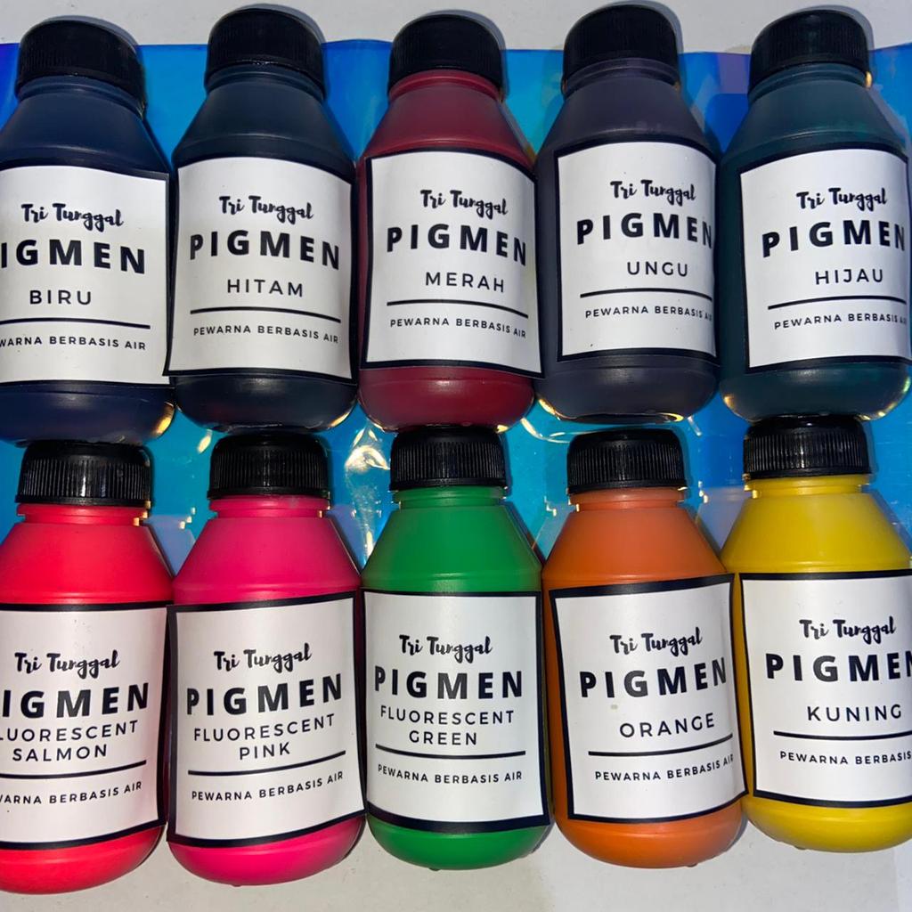 Pigmen 50gr Pewarna Sablon / Resin / Cat Tembok Tri Tunggal campuran pasta basis air cair liquid