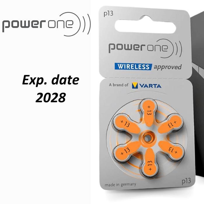Baterai Powerone p13 (AG5 - LR754) Baterai Alat Bantu Dengar Baterai 13 Power One - Wireless