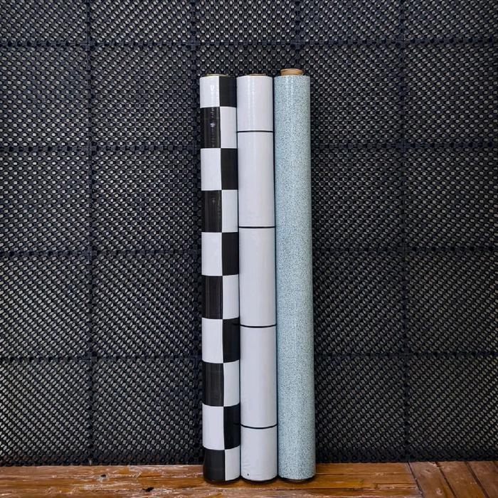 Karpet Lantai Plastik Meteran Motif Kayu Pasir Keramik Catur Alas Taplak Meja Original Harga Per