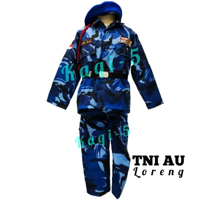 Kostum Seragam Karnaval Angkatan Udara Tk Paud Pocil Baju Anak Fashion Original