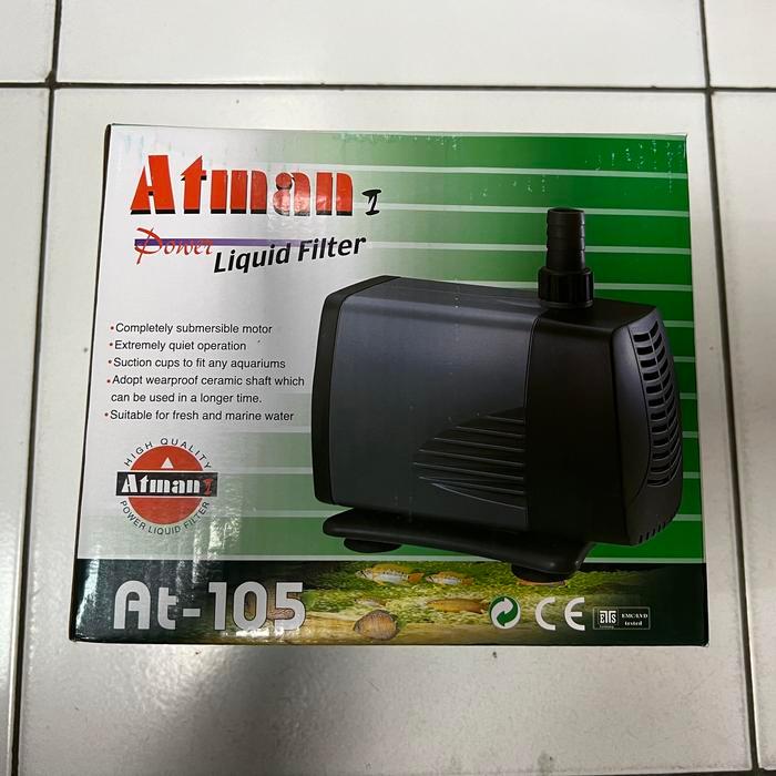 Pompa Air Atman At-105 Untuk Akuarium Dan Kolam