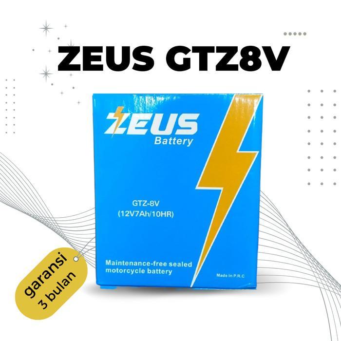 Aki Motor Yamaha Mt25 Ztz8V/ Mbtx7U Aki Gel Aki Kering Zeus High Spec