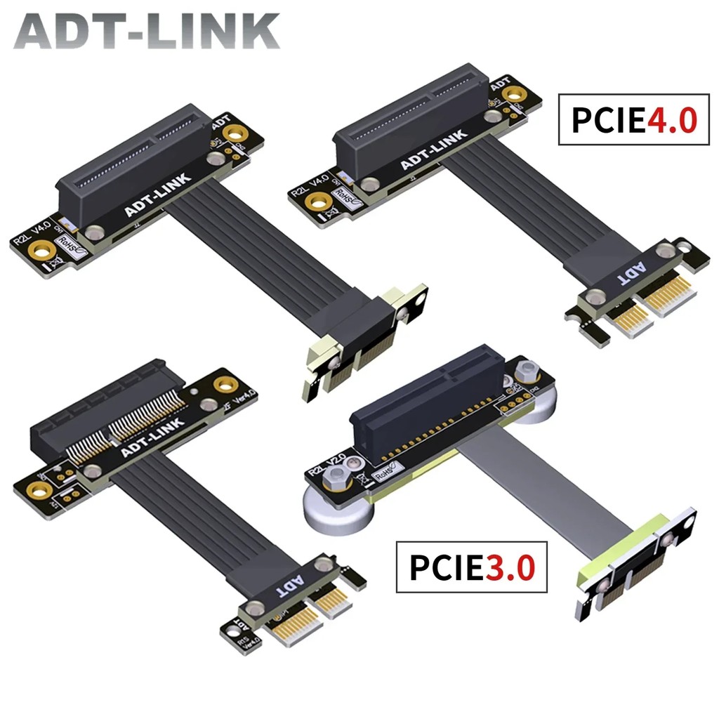 ADT-LINK GEN 4.0 PCIE 4.0 3.0 PCI RISER 1X 4X PCI-E PCI E RISER PCI EXPRESS SSD LAN USB RISER CARD