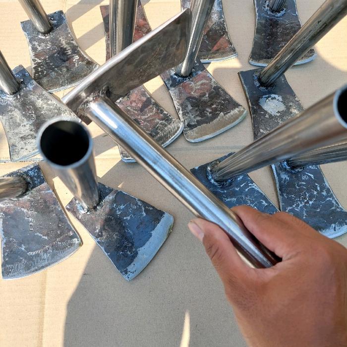 Cangkul Kecil Taman Berkebun Besih Selokan bahan BAJA PER