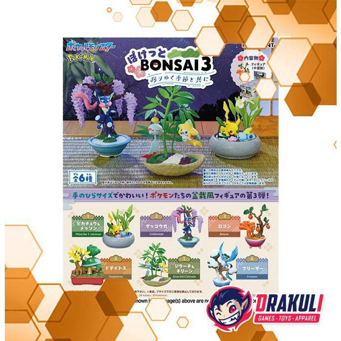 Toys Re-Ment Pokemon Pocket Bonsai 3 (Set Of 6)