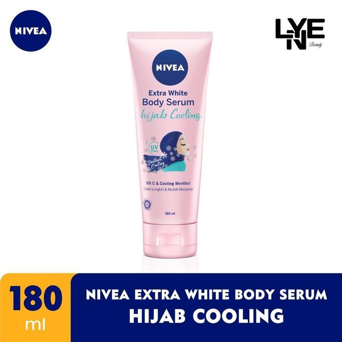 i0cc- Nivea Body Care Hijab Whitening Cooling Fresh Body Serum 180Ml