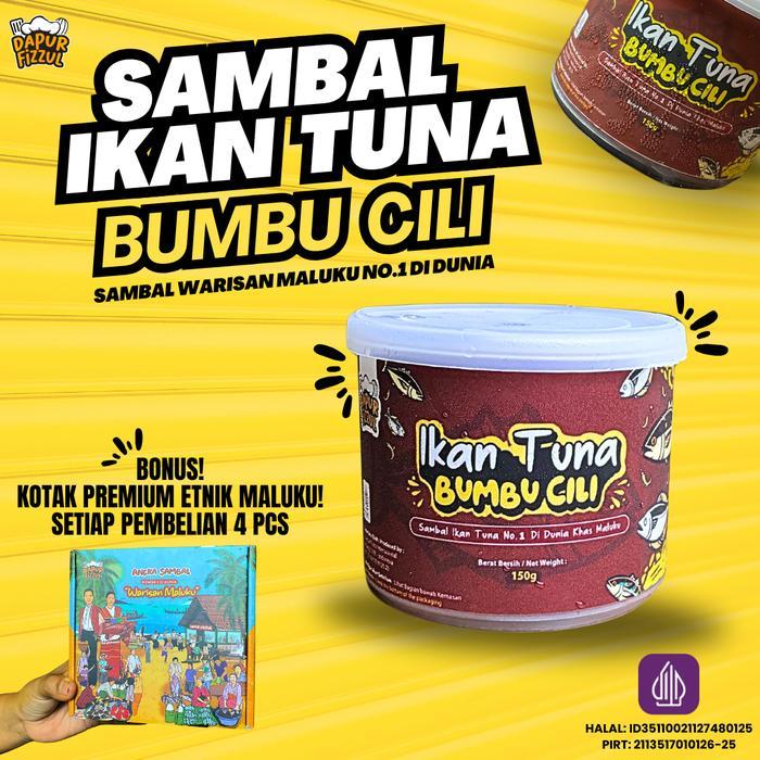 Sambal Ikan Tuna Bumbu Cili Warisan Maluku No. 1 Halal di Dunia - Dapur Fizzul