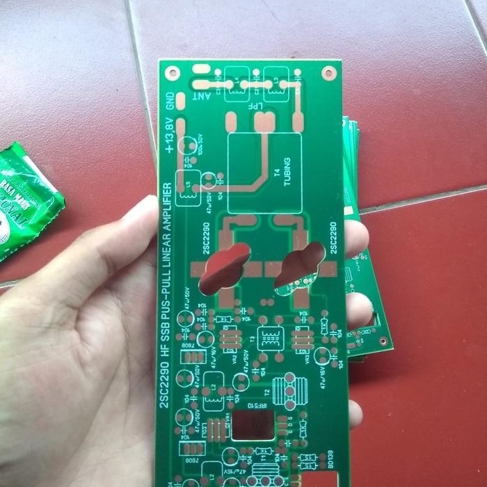 PCB KIT LINIER ssb 2SC2290 FINAL PUSFULL 100WATT - 250 watt Radio Hf