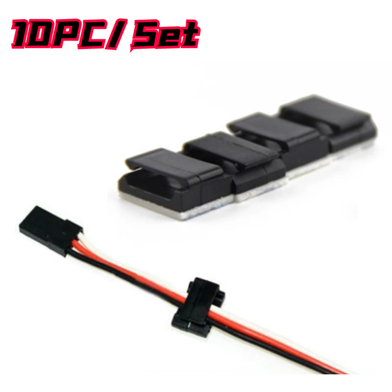10Pc/Set Rc Cable Manager Connector Esc Light Servo Y Extension Cord Switch Rc Buggy Drift Truck