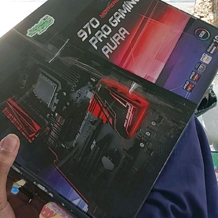 Dijual Asus 970 Pro Gaming Aura RGB AM3+ Mobo Support FX 8370