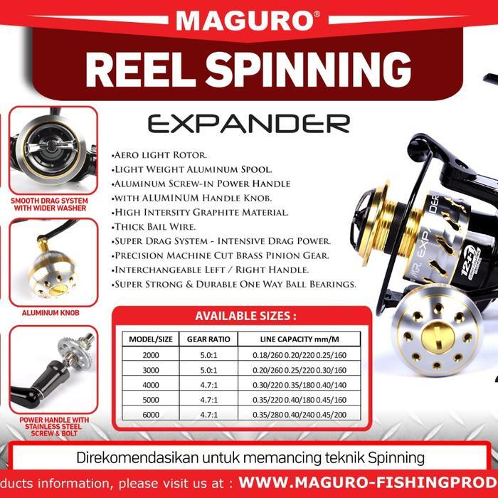 Reel Maguro EXPANDER Power Handle 2000 3000 4000 5000 6000