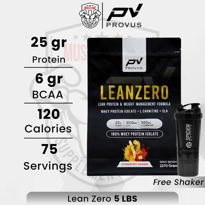 TERLARIS Provus Lean Zero 5lbs Whey Protein Isolate READY STOCK