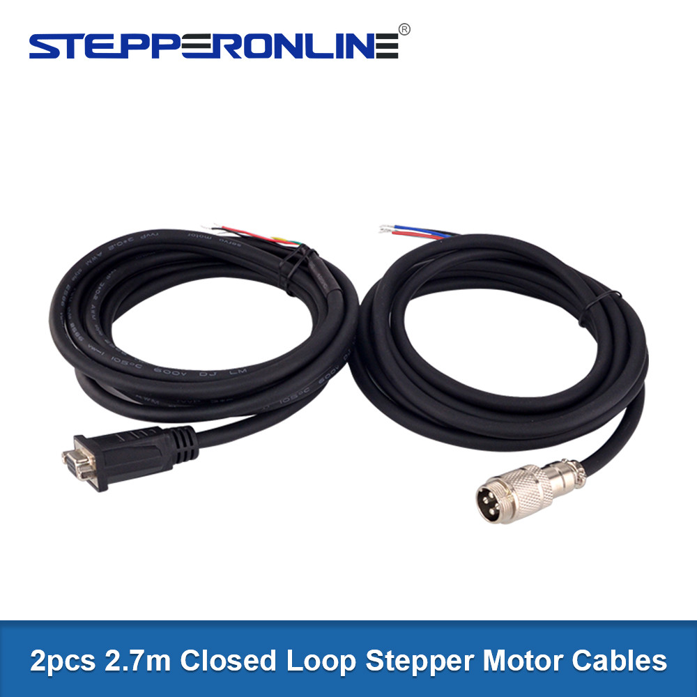 2.7m Closed Loop Stepper Motor Extension Cable Kit for Nema 23 & 24 Closed Loop Stepper Motor & for
